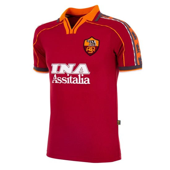 Camiseta Retro de local de la Roma 1998/99 para mujer Camiseta Retro de local de la Roma 1998/99 para mujer