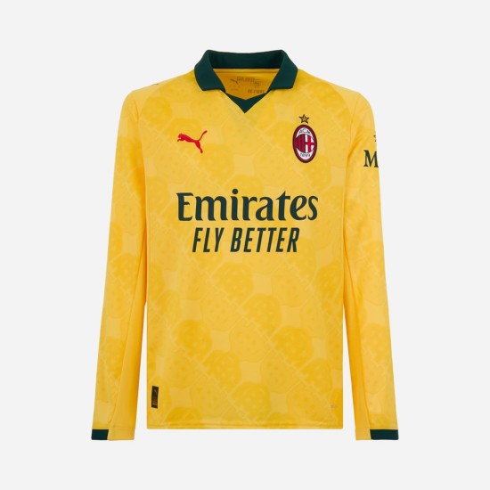 Camiseta de Manga Larga Tercera Milan 2025/26 Niño Camiseta de Manga Larga Tercera Milan 2025/26 Niño