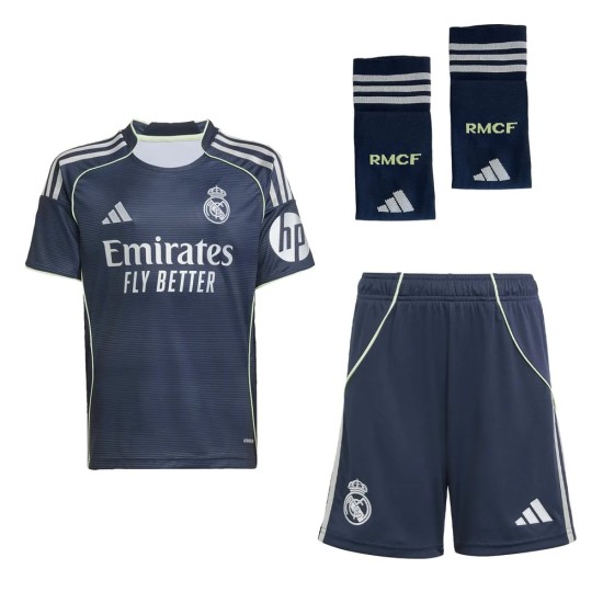 Conjunto de visitante para niño Real Madrid 2025/26 Conjunto de visitante para niño Real Madrid 2025/26