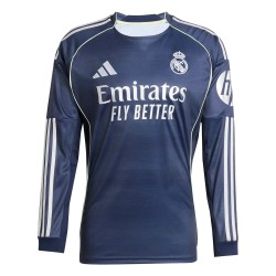 Camiseta de manga larga de visitante para niño Real Madrid 2025/26