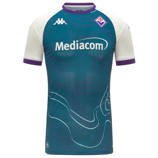 Mujer Camiseta Pre-partido Tercera Fiorentina 2025/26 - Turquesa Mujer Camiseta Pre-partido Tercera Fiorentina 2025/26 - Turquesa