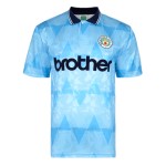 Camiseta Retro de Local Manchester City 1989 para Hombre