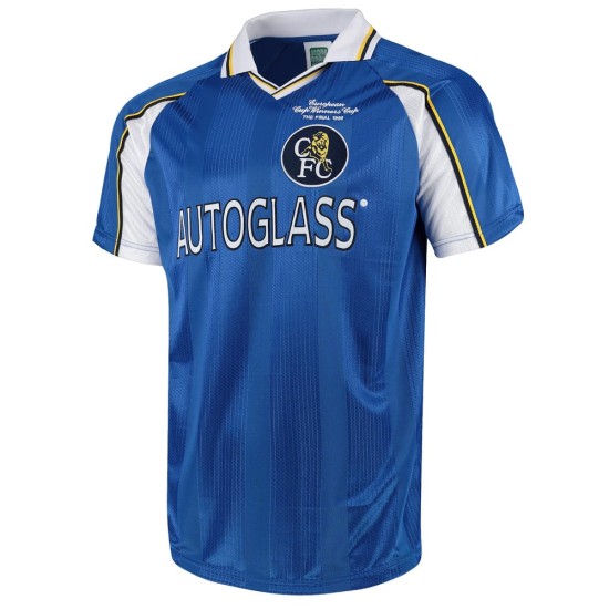 Camiseta Retro Final ECWC Chelsea 1998 para Hombre Camiseta Retro Final ECWC Chelsea 1998 para Hombre