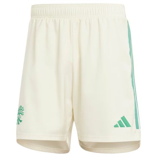 Pantalones Cortos de Visita 2025 de Austin FC para Hombre - Crema