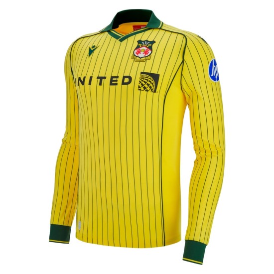 Camiseta de manga larga visitante 2025/26 del Wrexham AFC para hombre