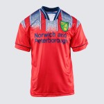 Camiseta retro de visitante del Norwich City para mujer 1996