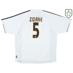 Hombre Camiseta retro local Real Madrid 2003/04 Zidane #5