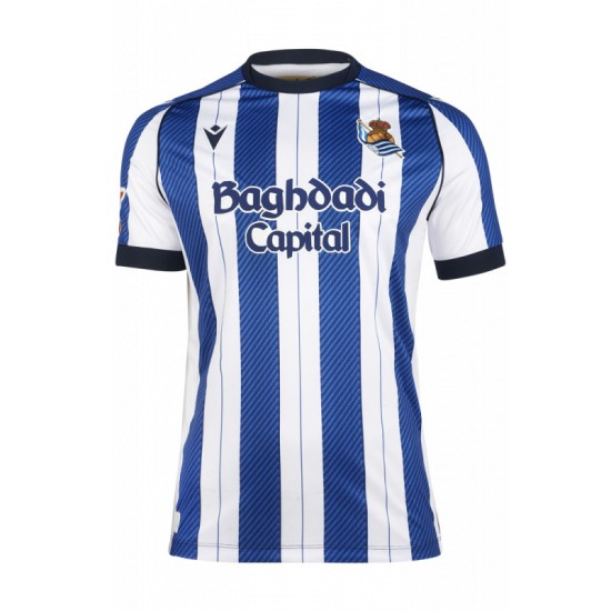 Camiseta local con patrocinio 2025/26 de la Real Sociedad para mujer Camiseta local con patrocinio 2025/26 de la Real Sociedad para mujer