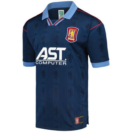Camiseta Retro Aston Villa 1996 de Visitante para Hombre Camiseta Retro Aston Villa 1996 de Visitante para Hombre