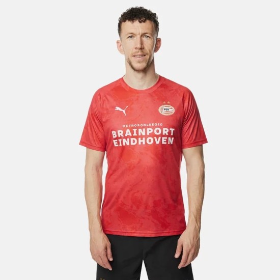 Camiseta Tercera Prematch Roja 2025/26 PSV para Mujer