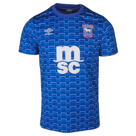 Camiseta de calentamiento local Ipswich Town 2025/26 hombre