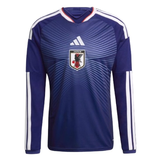 Niño Japón 2026 Local Copa del Mundo Camiseta de Manga Larga