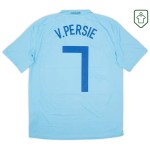 Camiseta retro visitante Países Bajos 2008/10 para hombre V.Persie #7