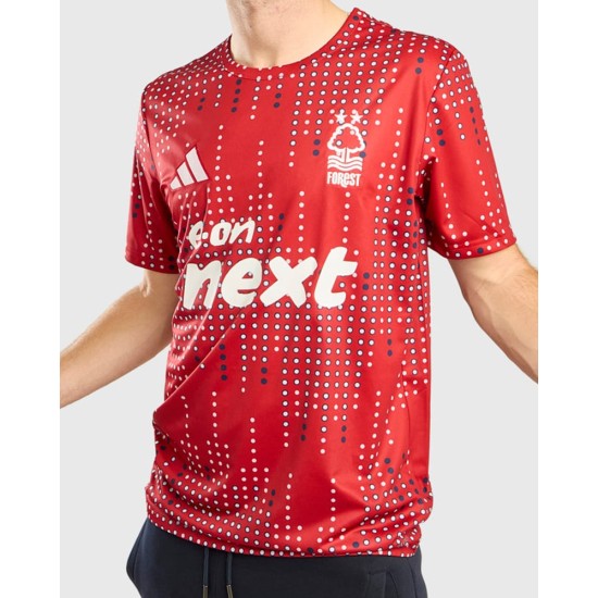 Camiseta previa al partido tercera Europa del Nottingham Forest 2025/26 para hombre