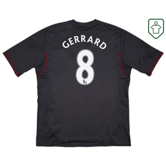 Camiseta retro visitante hombre Liverpool 2011/12 Gerrard #8 Camiseta retro visitante hombre Liverpool 2011/12 Gerrard #8