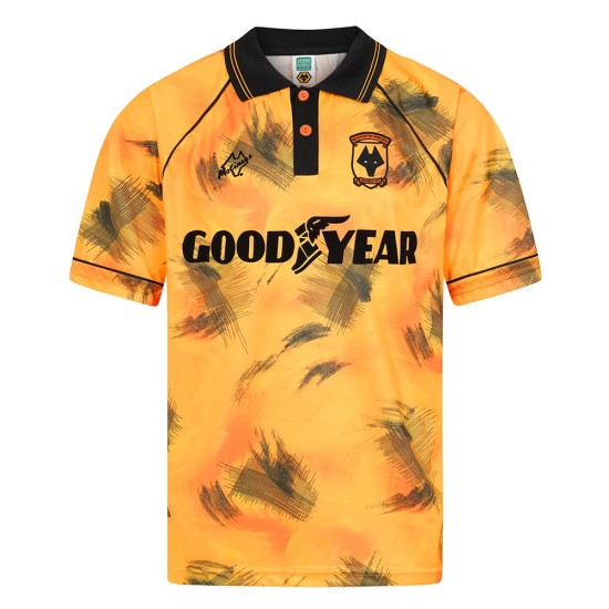 Mujeres Wolverhampton Wanderers 1993 Casa Retro Camiseta