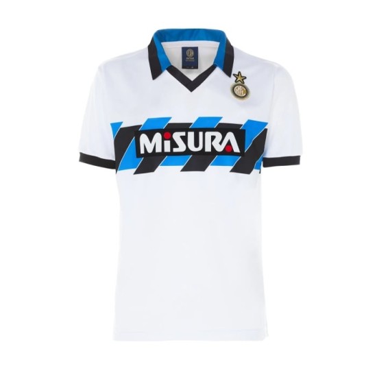 Camiseta retro visitante Inter 1990/91 mujer Camiseta retro visitante Inter 1990/91 mujer