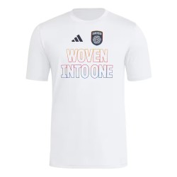 Camiseta Niño San Diego FC 2025 Tercera Hook AEROREADY Blanca