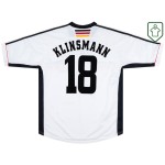 Camiseta retro local Alemania 1998/00 para hombre Klinsmann #18