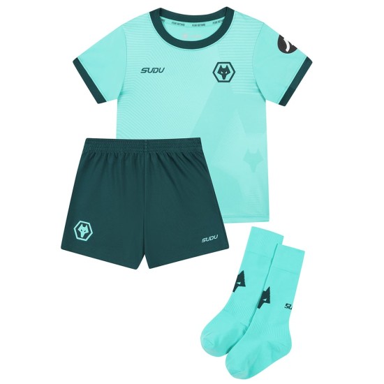 Niño Conjunto de Visitante Wolverhampton Wanderers 2025/26 Niño Conjunto de Visitante Wolverhampton Wanderers 2025/26