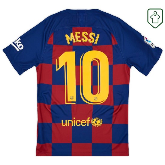 Hombre Camiseta retro local FC Barcelona 2019/20 Messi #10 Hombre Camiseta retro local FC Barcelona 2019/20 Messi #10