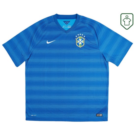 Camiseta retro visitante Brasil 2014/15 para hombre Camiseta retro visitante Brasil 2014/15 para hombre