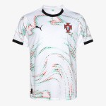 Camiseta de visita para mujer Portugal 2025 Camiseta de visita para mujer Portugal 2025