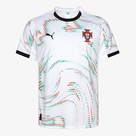 Camiseta de visita para mujer Portugal 2025 Camiseta de visita para mujer Portugal 2025
