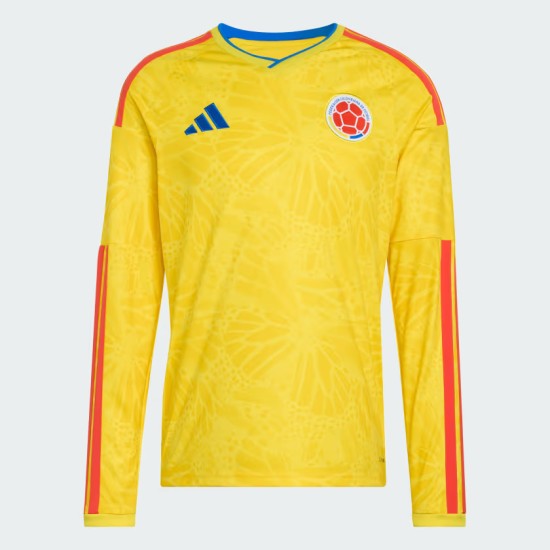 Camiseta de manga larga local de la Copa del Mundo 2026 de Colombia para niño