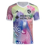 Camiseta de Pre-partido Tercera 2025 de FC Cincinnati para Niño - Blanca Camiseta de Pre-partido Tercera 2025 de FC Cincinnati para Niño - Blanca
