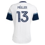 Camiseta Local Vancouver Whitecaps FC 2025 Hombre - Müller #13 Camiseta Local Vancouver Whitecaps FC 2025 Hombre - Müller #13