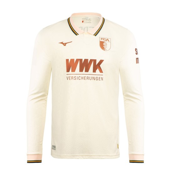 Camiseta Especial Manga Larga 2025/26 FC Augsburg Crema Niño