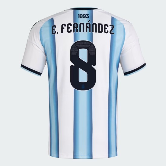 Camiseta Oficial Local Argentina 2026 Niño E. FERNÁNDEZ #8 Camiseta Oficial Local Argentina 2026 Niño E. FERNÁNDEZ #8