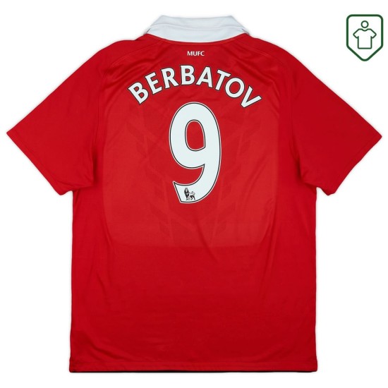 Camiseta retro local hombre Manchester United 2010/11 Berbatov #9