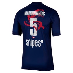 Camiseta Local Año Nuevo Lunar 2025/26 PSG Marquinhos #5 Niño