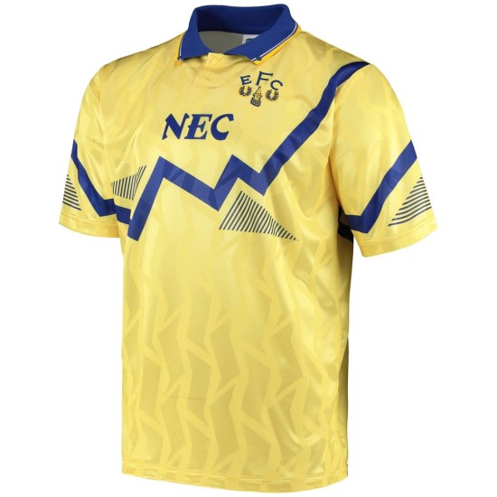 Camiseta Retro Visitante Everton 1990 Hombre Camiseta Retro Visitante Everton 1990 Hombre