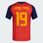 Camiseta Oficial Local España 2026 Mujer LAMINE YAMAL #19 Camiseta Oficial Local España 2026 Mujer LAMINE YAMAL #19