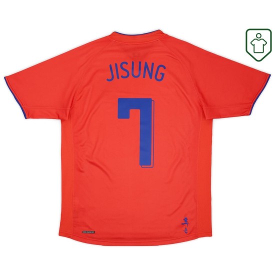 Camiseta retro local Corea del Sur 2006/08 para hombre Jisung #7 Camiseta retro local Corea del Sur 2006/08 para hombre Jisung #7
