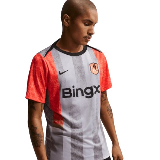 Mujer Chelsea 2025/26 Tercera Camiseta Pre-Partido Gris