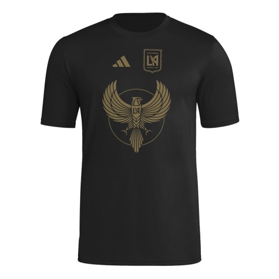 Camiseta Hook AEROREADY Tercera Mujer Los Angeles FC 2025 - Negra Camiseta Hook AEROREADY Tercera Mujer Los Angeles FC 2025 - Negra