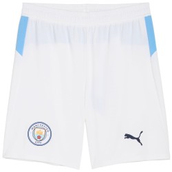 Pantalones Cortos Locales Blancos Manchester City 2025/26 Mujer