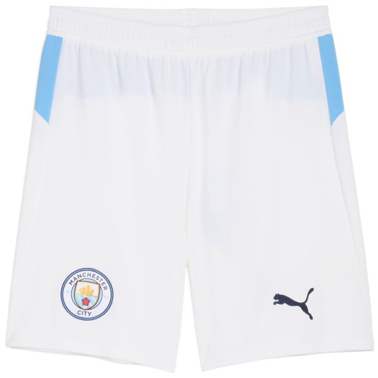 Pantalones Cortos Locales Blancos Manchester City 2025/26 Hombre