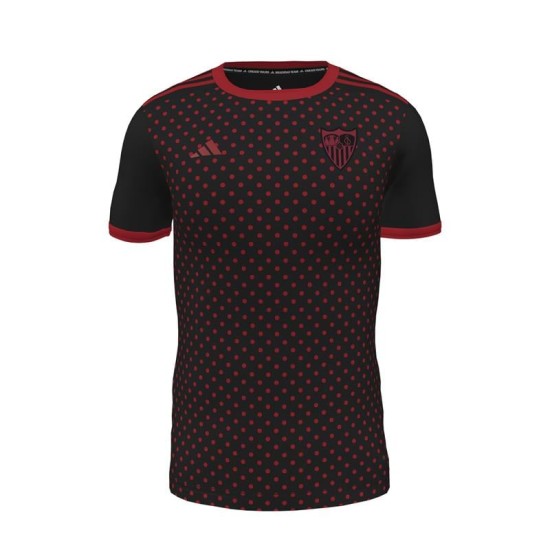 Niño Sevilla FC 2025/26 Tercera Camiseta de prepartido - Negra