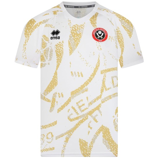 Camiseta de calentamiento tercera de niño Sheffield United 2025/26 - Blanco