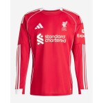 Camiseta Local Manga Larga Liverpool Hombre 2025/26