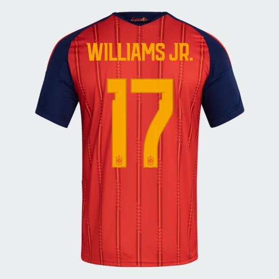 Camiseta Oficial Local España 2026 Niño WILLIAMS JR. #17
