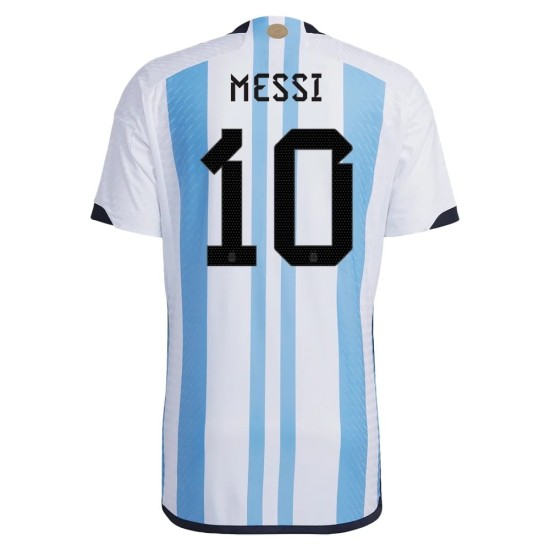 Lionel Messi #10 Argentina Camiseta de Local Mundial 2022 Lionel Messi #10 Argentina Camiseta de Local Mundial 2022
