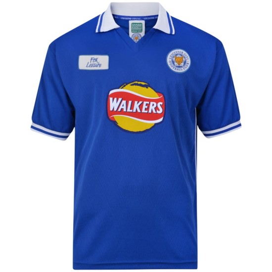 Camiseta retro Leicester City 2000 para hombre