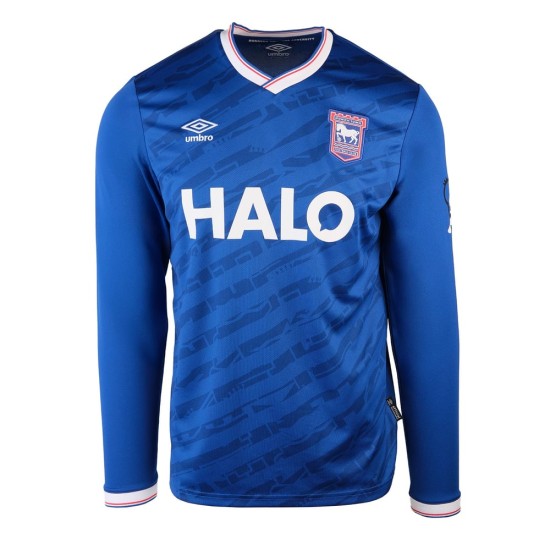 Mujer Ipswich Town 2025/26 Camiseta Local Manga Larga