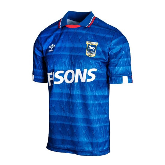 Camiseta Retro de local del Ipswich Town 1989/92 para hombre